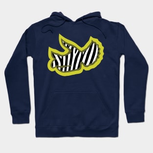 Zebra Print Triceratops Hoodie